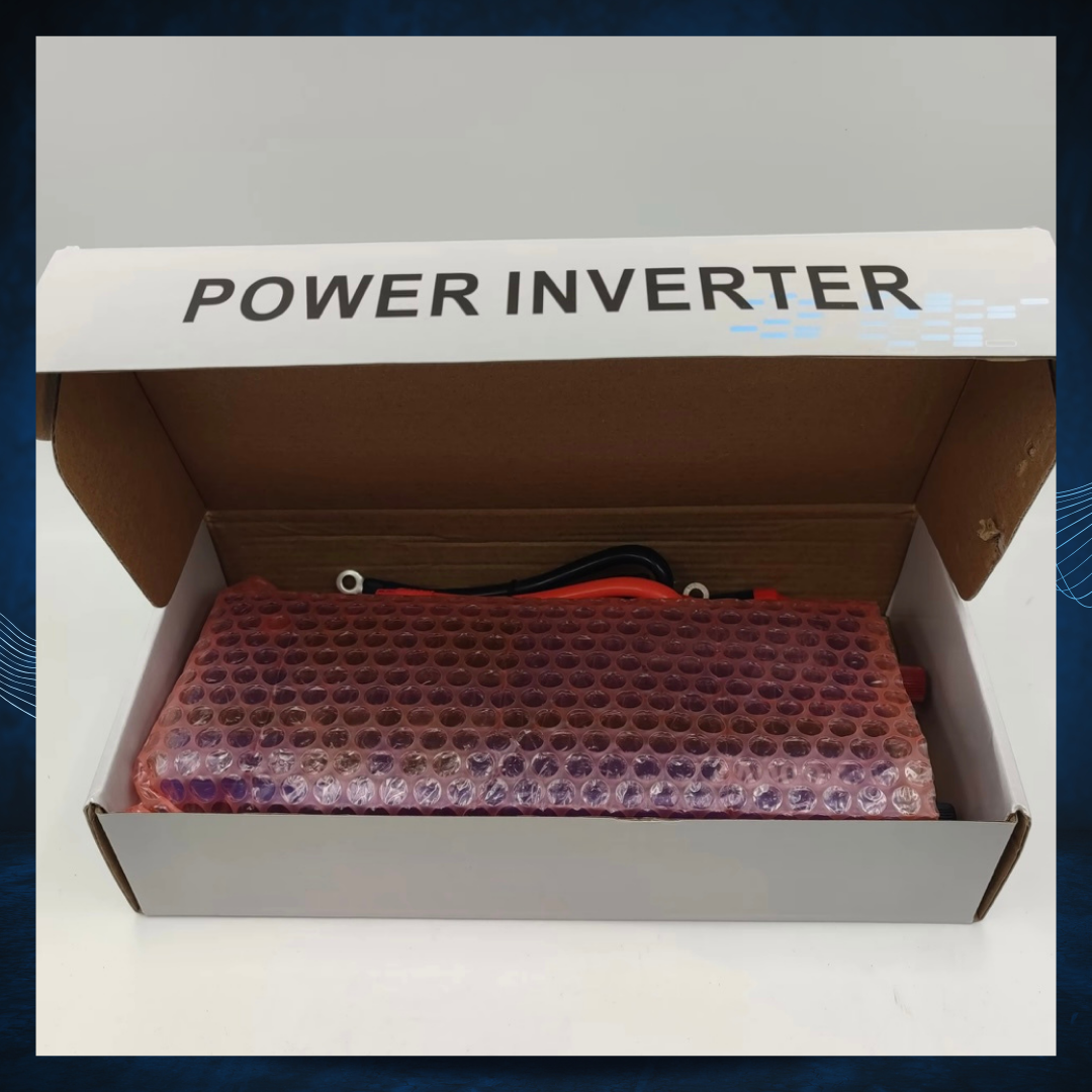 12 to 220v 2000w Inverter for Car - ავტომობილის დენის ინვერტერი – 12 ვოლტიდან 220 ვოლტზე დენის გარდამქმნელი